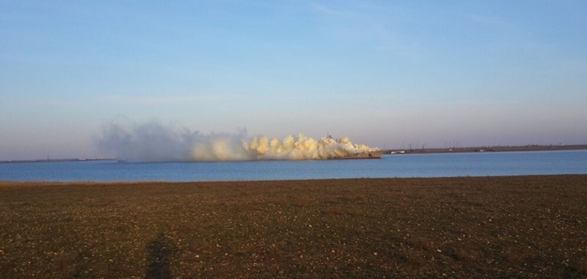 Был захвачен войсками РФ во время аннексии Крыма: что известно о пораженном 'Нептуном' корабле 'Константин Ольшанский'