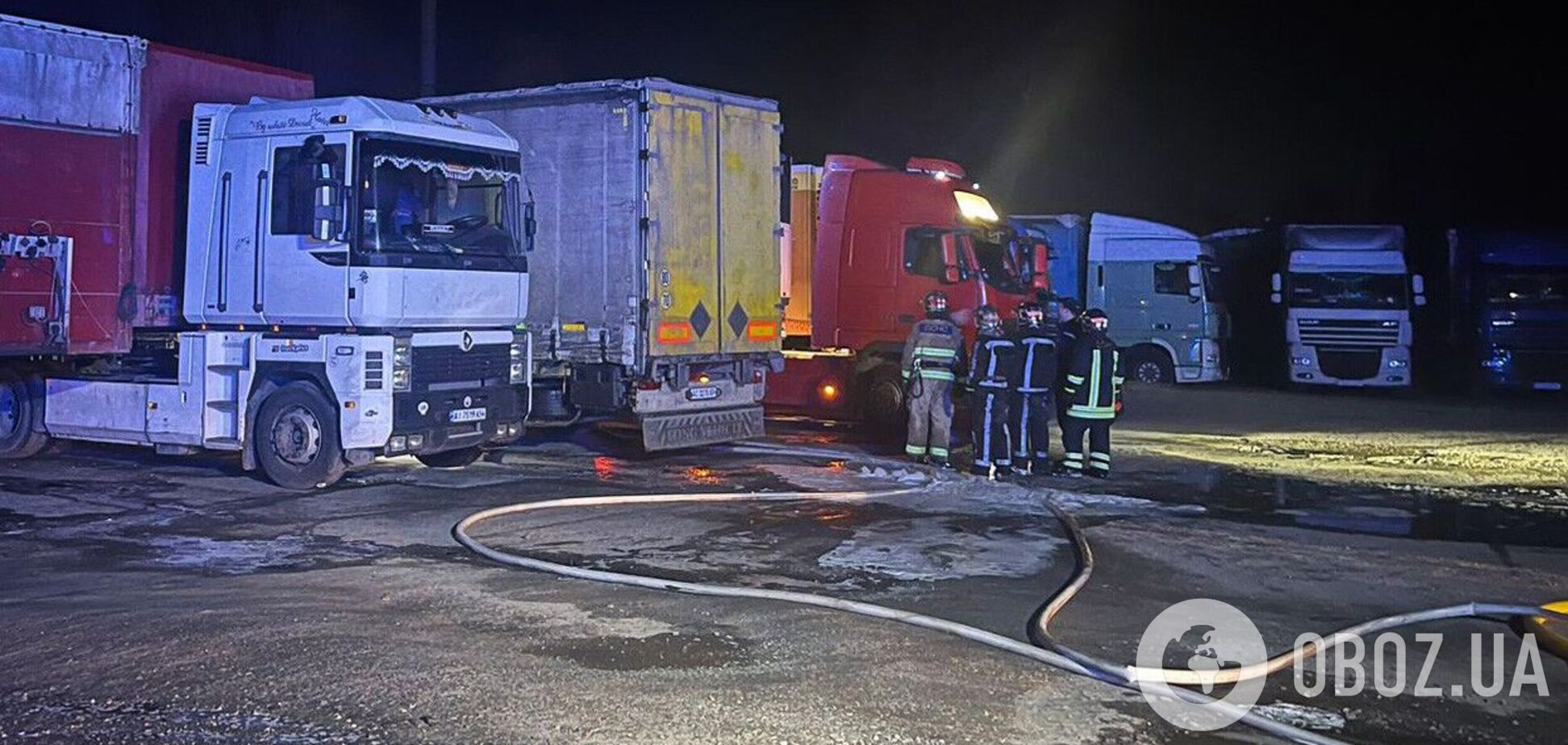 Трагедія сталась на парковці для вантажівок