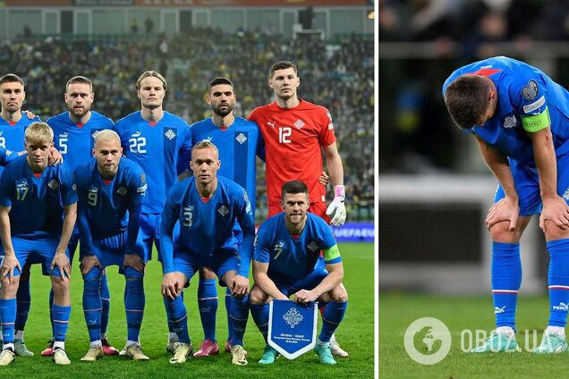 Исландия установила исторический антирекорд в матче с Украиной в финале плей-офф отбора на Евро