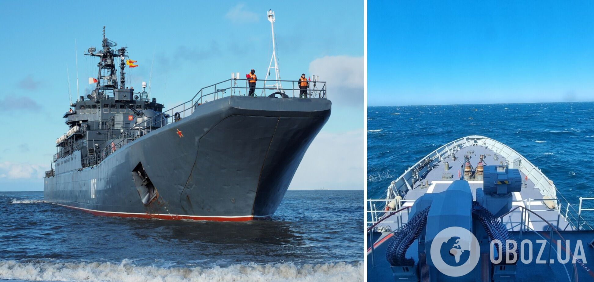 У берегов Испании заметили два российских десантных корабля и танкер: что происходит