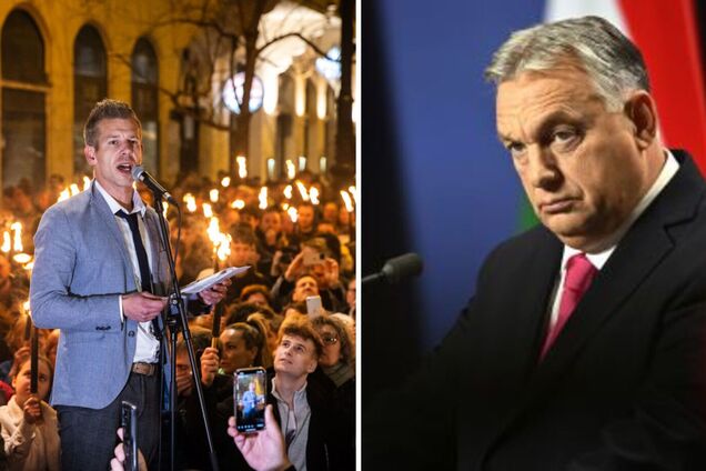 'С нас хватит': в Венгрии тысячи человек вышли на акцию протеста с требованием отставки Орбана