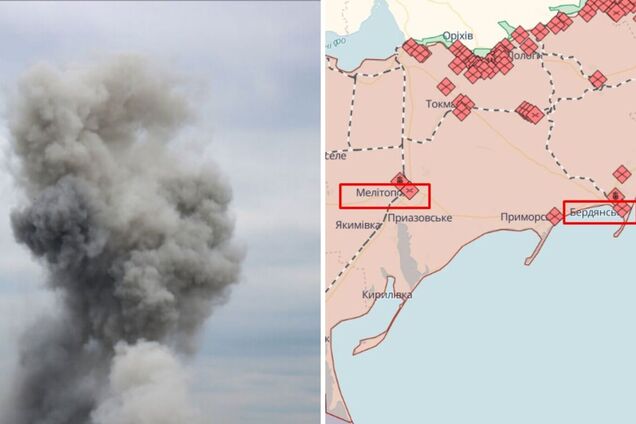 Нова 'бавовна'? В окупованих Бердянську, Маріуполі та Мелітополі прогриміли вибухи