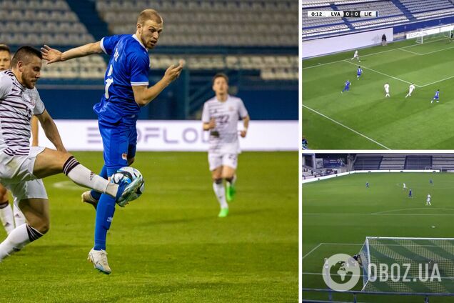 Сборная Латвии забила автогол на 15-й секунде матча. Видео