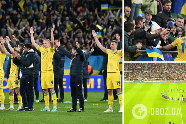 Сборная Украины устроила невероятный перфоманс на стадионе в Польше после победы над Исландией. Видео