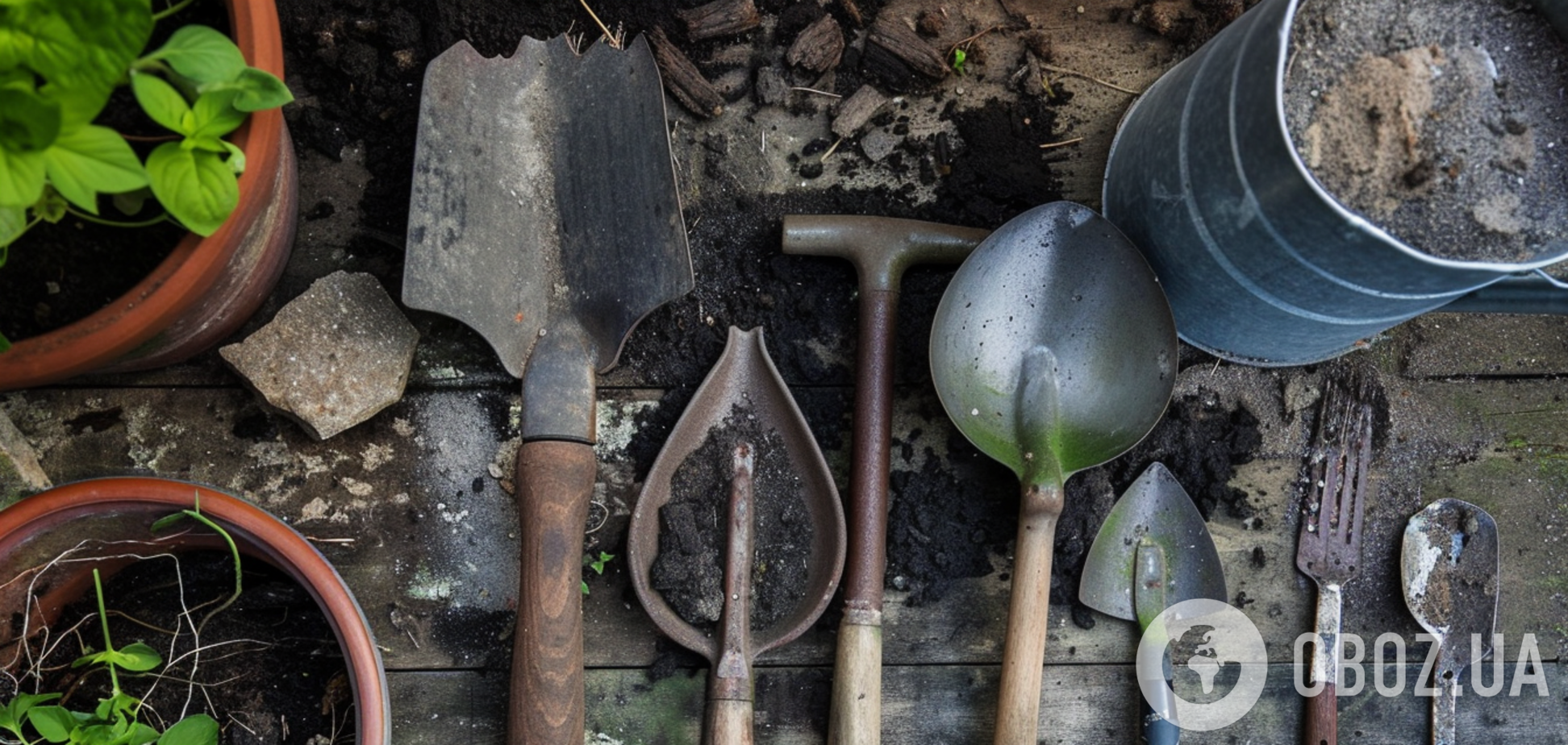 Выбрасывать не придется: как почистить ржавые садовые инструменты