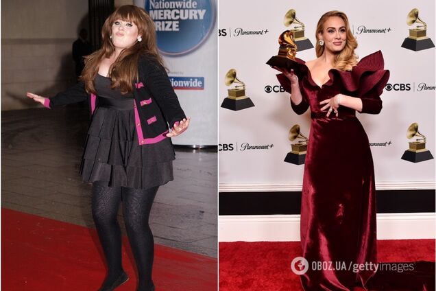 Схудла на 45 кг і отримала 16 премій 'Греммі': як змінилася співачка Адель, яка ще зовсім недавно не вірила в себе. Вражаючі фото