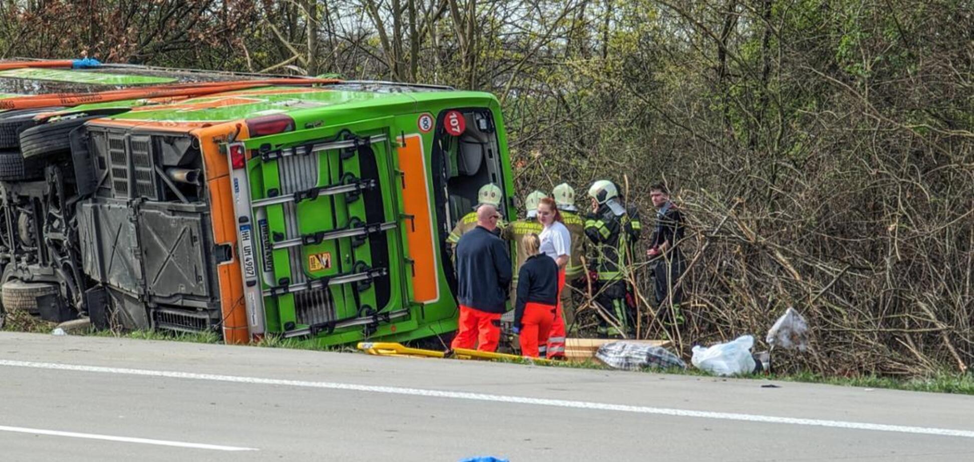 В Германии в смертельное ДТП попал автобус Flixbus: среди пострадавших – украинки. Фото