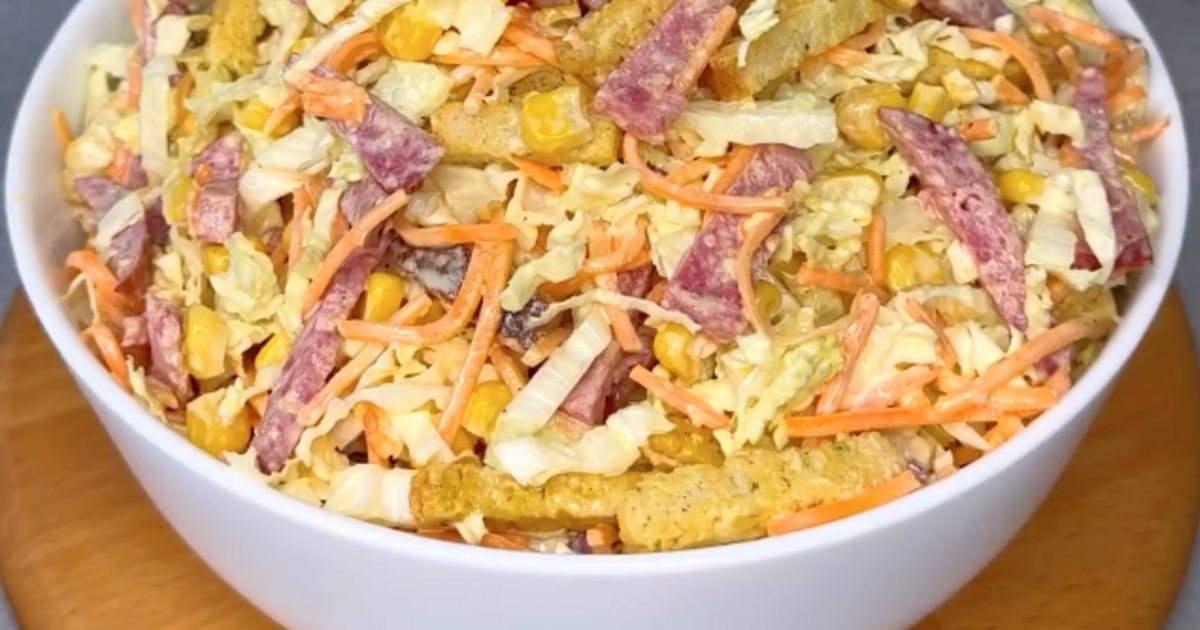 Салат с пекинской капустой и морковью по-корейски: готовится 10 минут