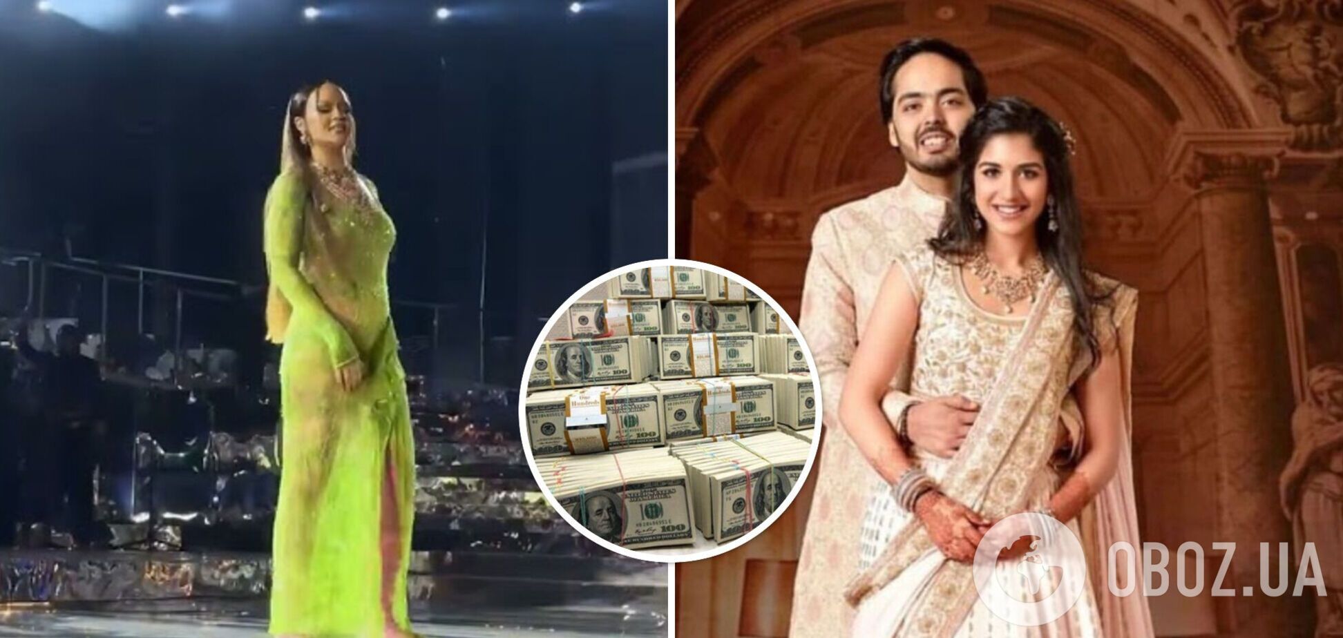 Рианна, которая 8 лет не давала концертов, выступила на 'свадьбе века' самого богатого человека Азии за шокирующую сумму. Видео
