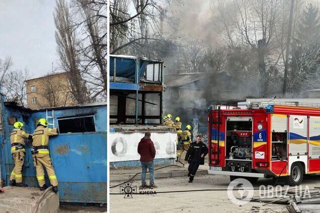 В Киеве загорелся пожар на Шулявке: в сети писали, что горит киностудия Довженко. Видео