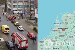 В кафе в Нидерландах неизвестный захватил заложников, были эвакуированы 150 домов: все подробности. Фото и видео