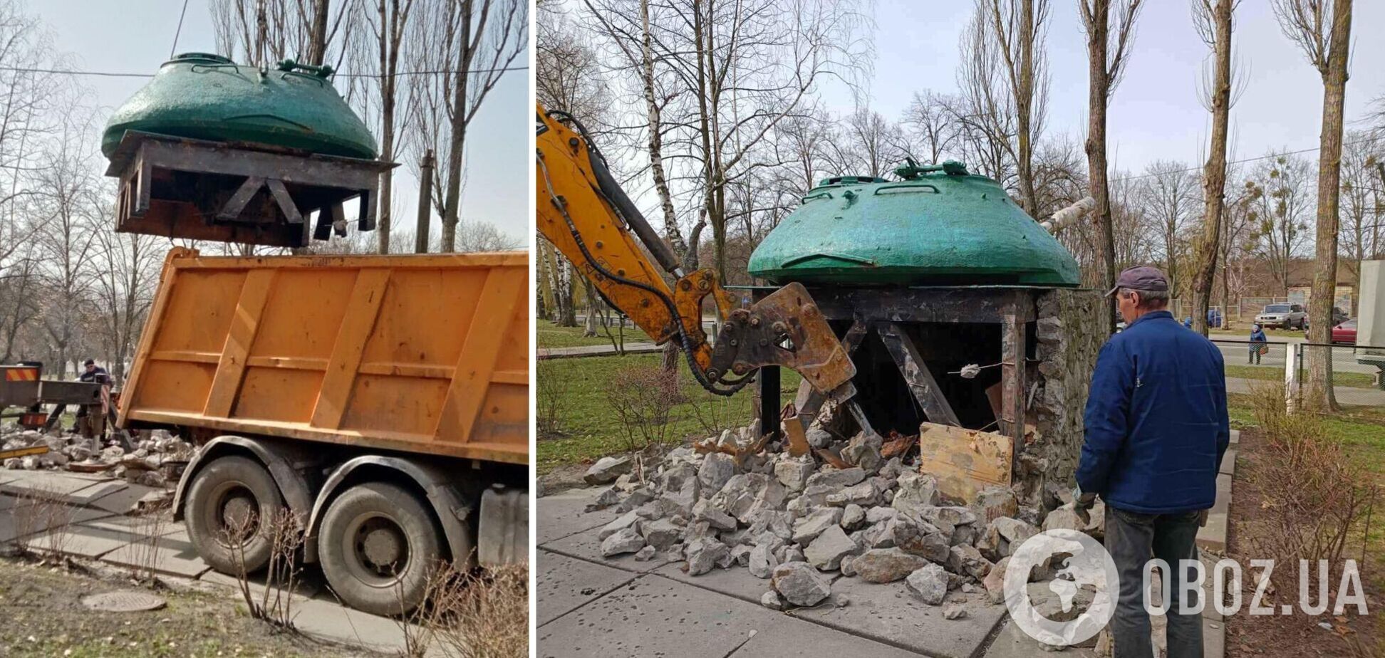 Башта радянського танка була на території столичної школи