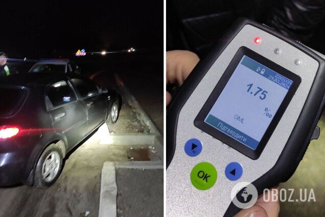 Порушник сів за кермо на підпитку