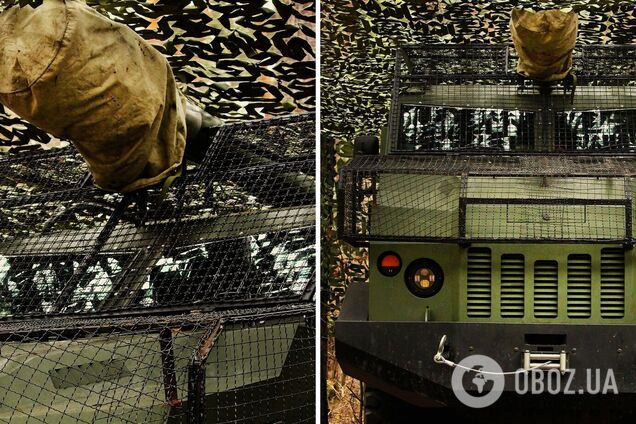 Гениальные решения нуждаются в гениальных мнениях: САУ 'Богдана' получила защиту от дронов. Фото