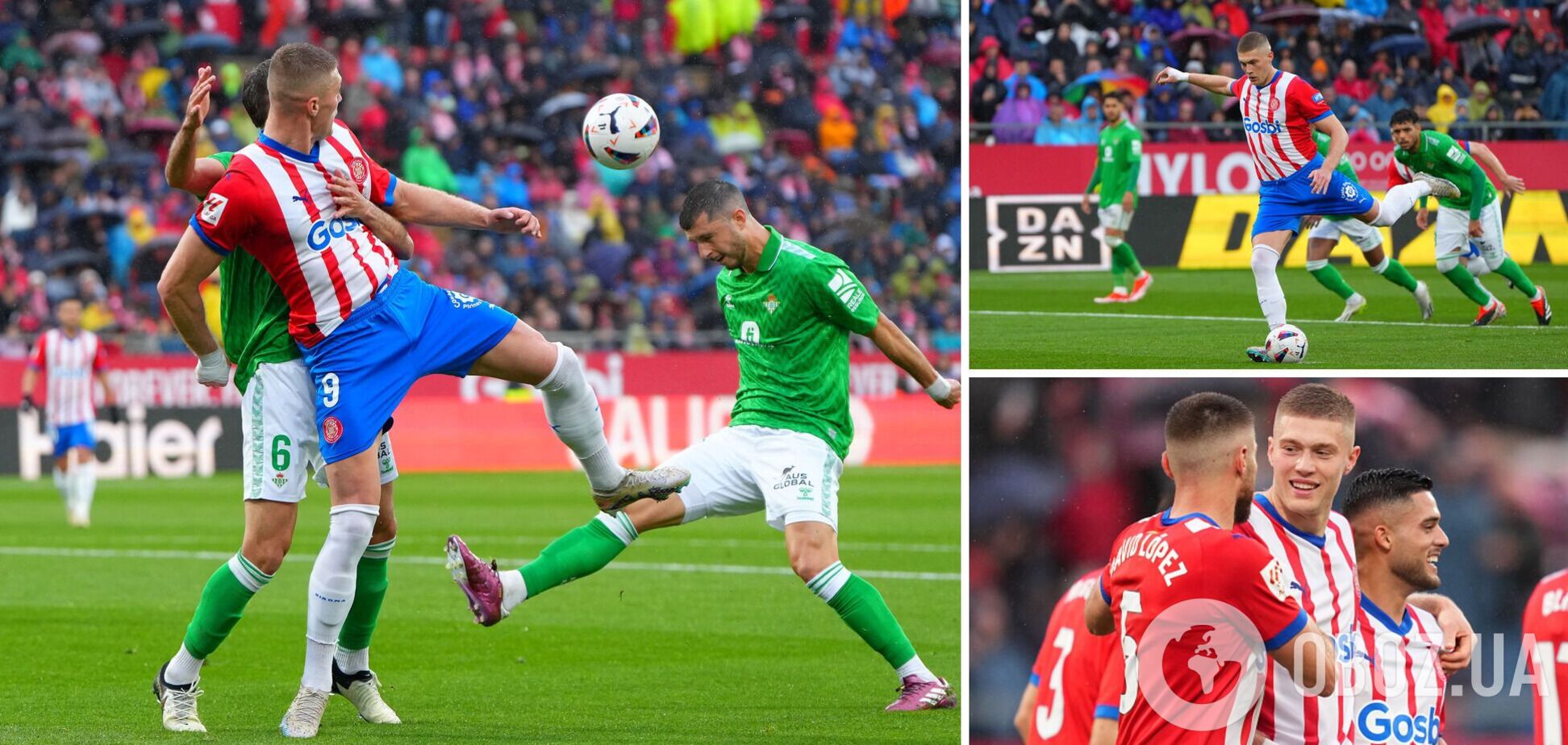 Довбик провел феерический матч за 'Жирону', забив два гола и став одним из творцов победы. Видео