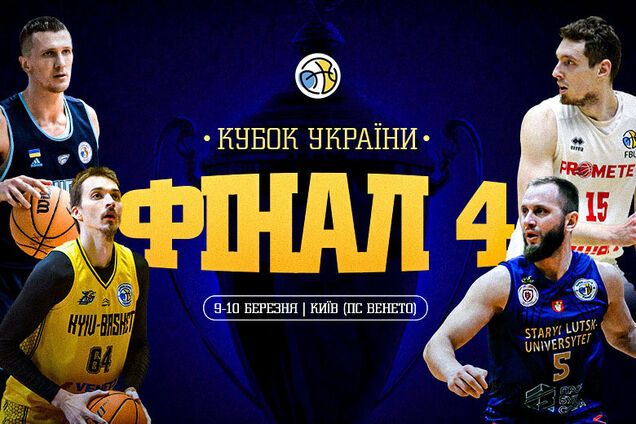 Финал четырех Кубка Украины по баскетболу: расписание и как купить билеты