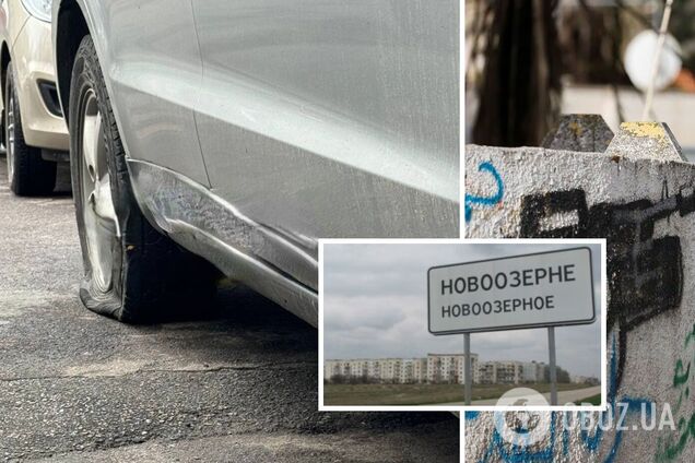 В оккупированном Крыму российским военным порезали колеса: теперь ищут 'диверсантов'