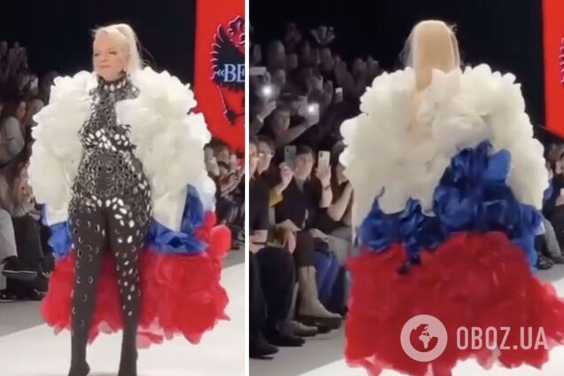 'Почему одесситка несет флаг России?' 68-летняя Лариса Долина в облегающем комбинезоне стала посмешищем