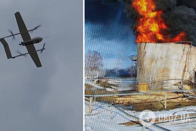 В Белгородской области дроны атаковали нефтебазу, вспыхнул пожар: это была операция ГУР. Фото и видео