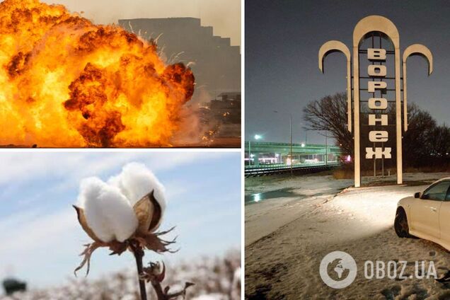 У російському Воронежі цієї ночі пролунало щонайменше 10 вибухів: повідомляють про атаку дронів на підприємство ВПК. Відео