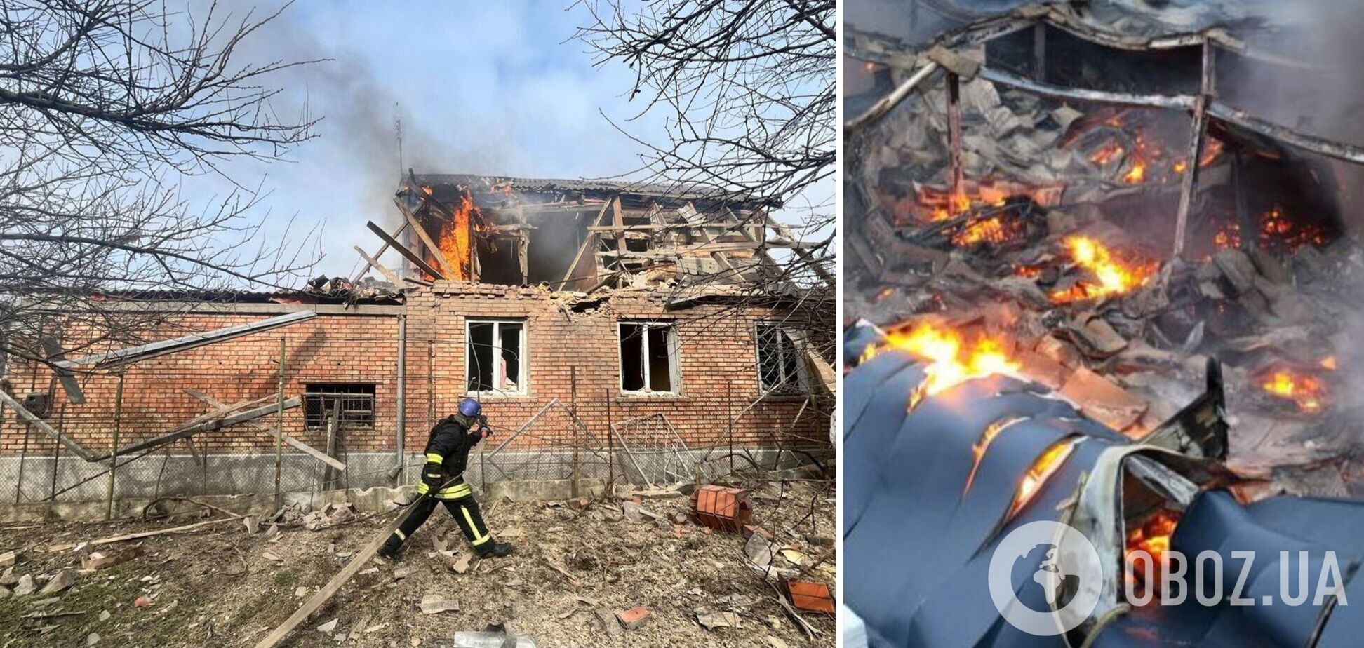 Росіяни обстріляли Нікополь з артилерії: загорівся великий магазин. Фото і відео