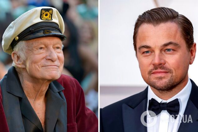 Вдова засновника Playboy назвала Ді Капріо 'новим Г’ю Гефнером': він любить значно молодших жінок