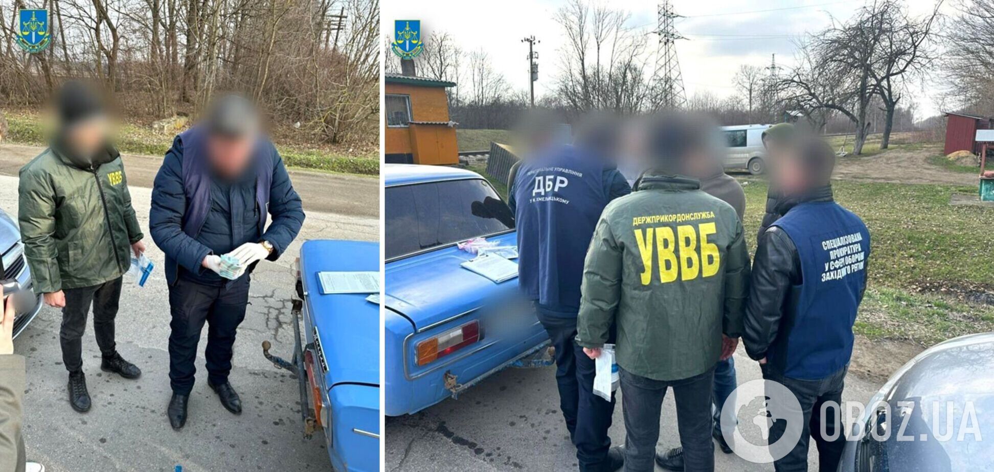 В Украине задержан пограничник, который переправлял уклонистов в Молдову. Фото