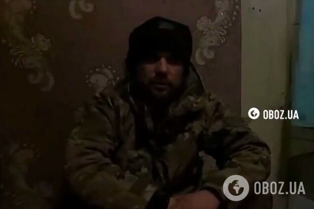 'Сбросили с коптера рацию и предложили сдаться': пленный оккупант из Иркутска рассказал о своем 'боевом пути' в Украине. Видео