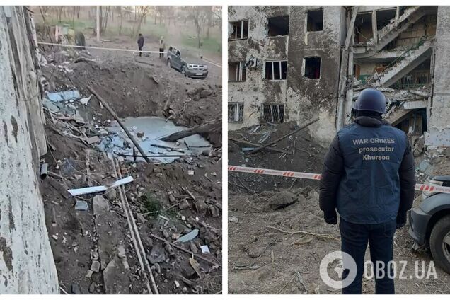 Есть погибшие, ранен ребенок: в Херсоне показали последствия авиаудара оккупантов. Видео
