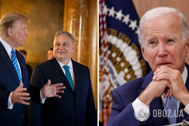 'Орбан ищет диктатуры': Байден раскритиковал встречу Трампа с премьером Венгрии