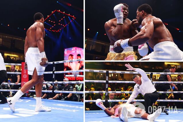 Джошуа брутально нокаутував Нганну за два раунди. Відео