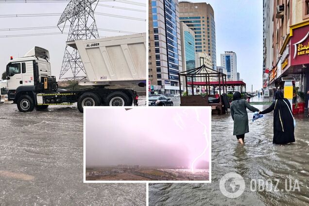 ОАЕ потерпають від сильних злив: Дубай частково пішов під воду. Фото і відео