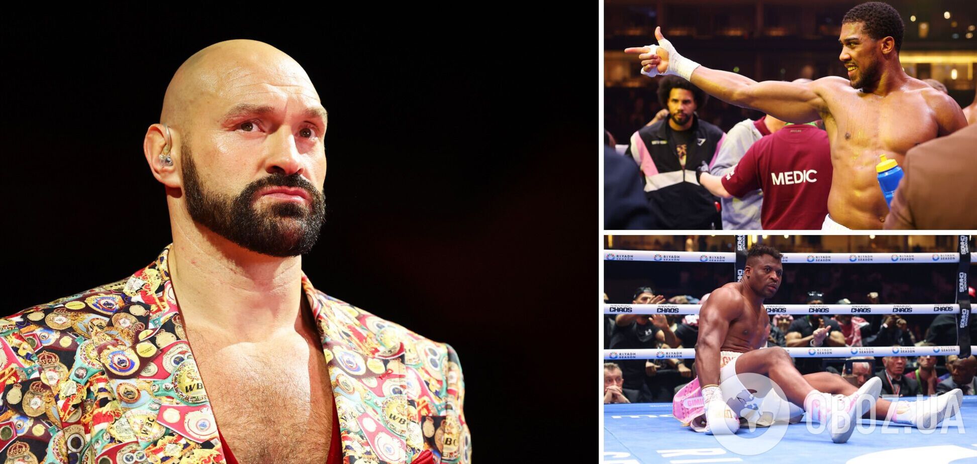 Був шокований. У трансляцію потрапила реакція Тайсона Фьюрі на те, що трапилося в бою Джошуа – Нганну. Відео