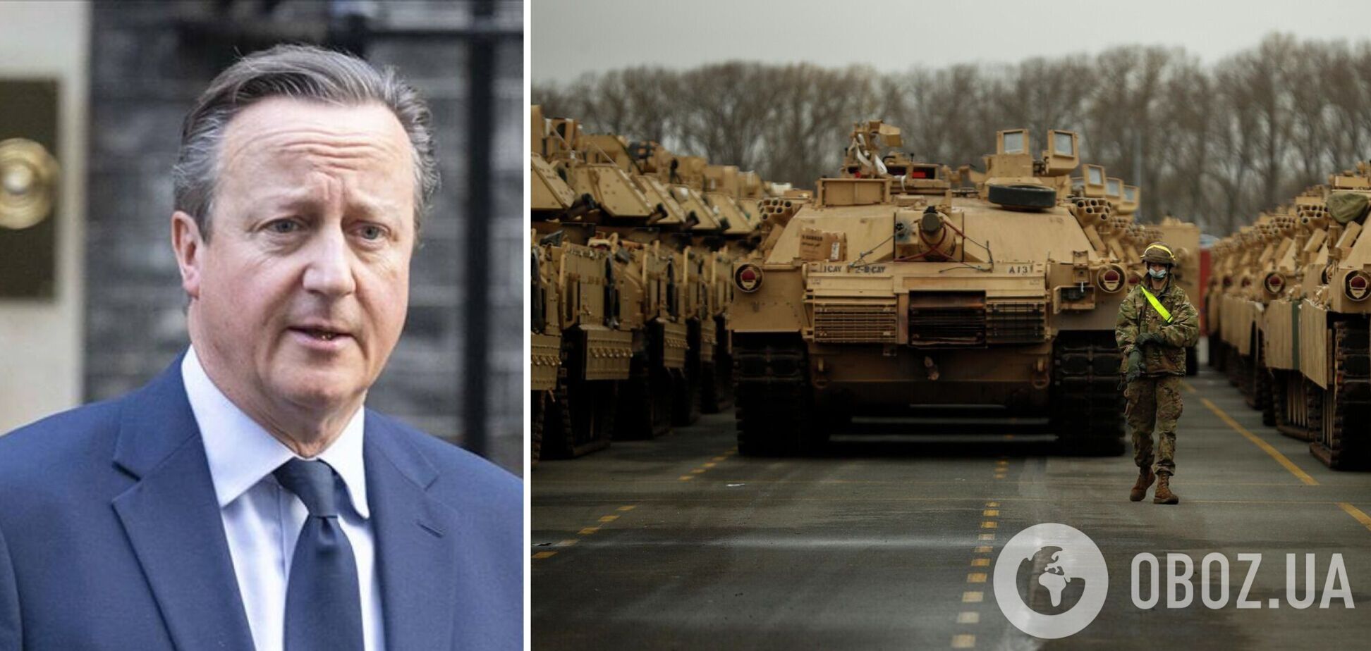 Кэмерон выступил против отправки британских военных в Украину: станут мишенями РФ