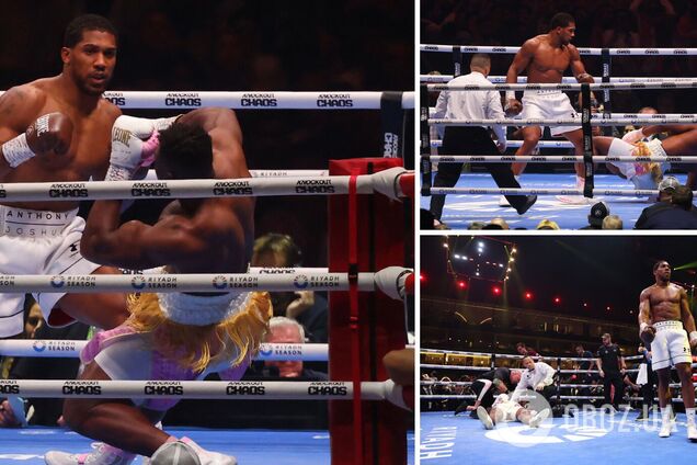 Опубліковано повне відео брутального нокауту в бою Джошуа - Нганну з різних ракурсів