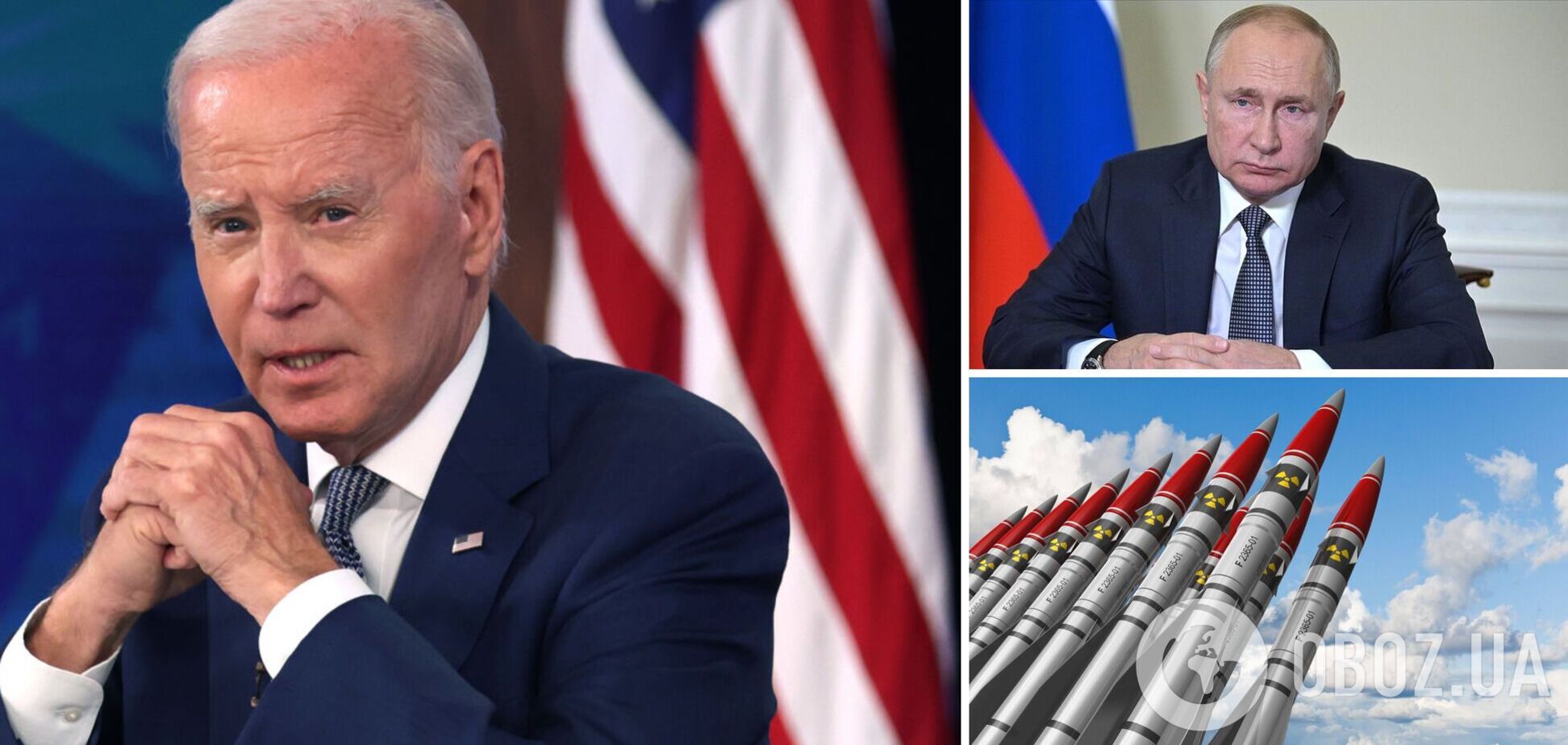 'Байден в курсі': у США сказали, чи коригуватимуть свою ядерну доктрину після нових погроз Путіна