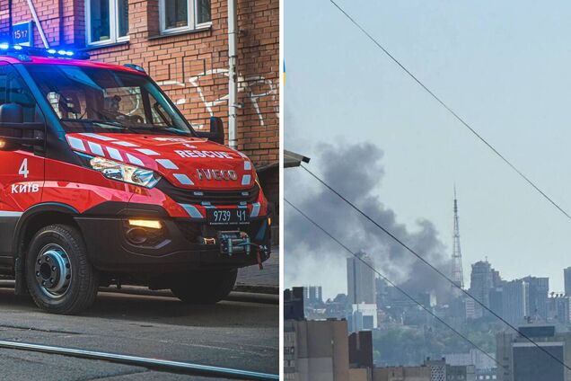 Дим від пожежі було видно у кількох районах міста