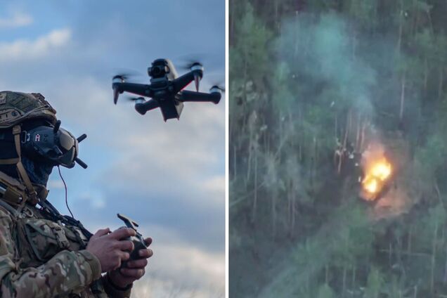 С ювелирной точностью ВСУ уничтожили в Серебрянском лесу российский МТ-ЛБ. Видео