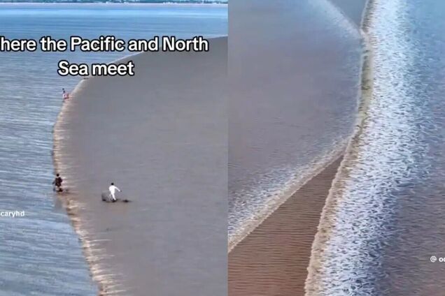 Видео, на котором Тихий океан 'встречается' с Северным морем, разлетелось по сети и возмутило ученых
