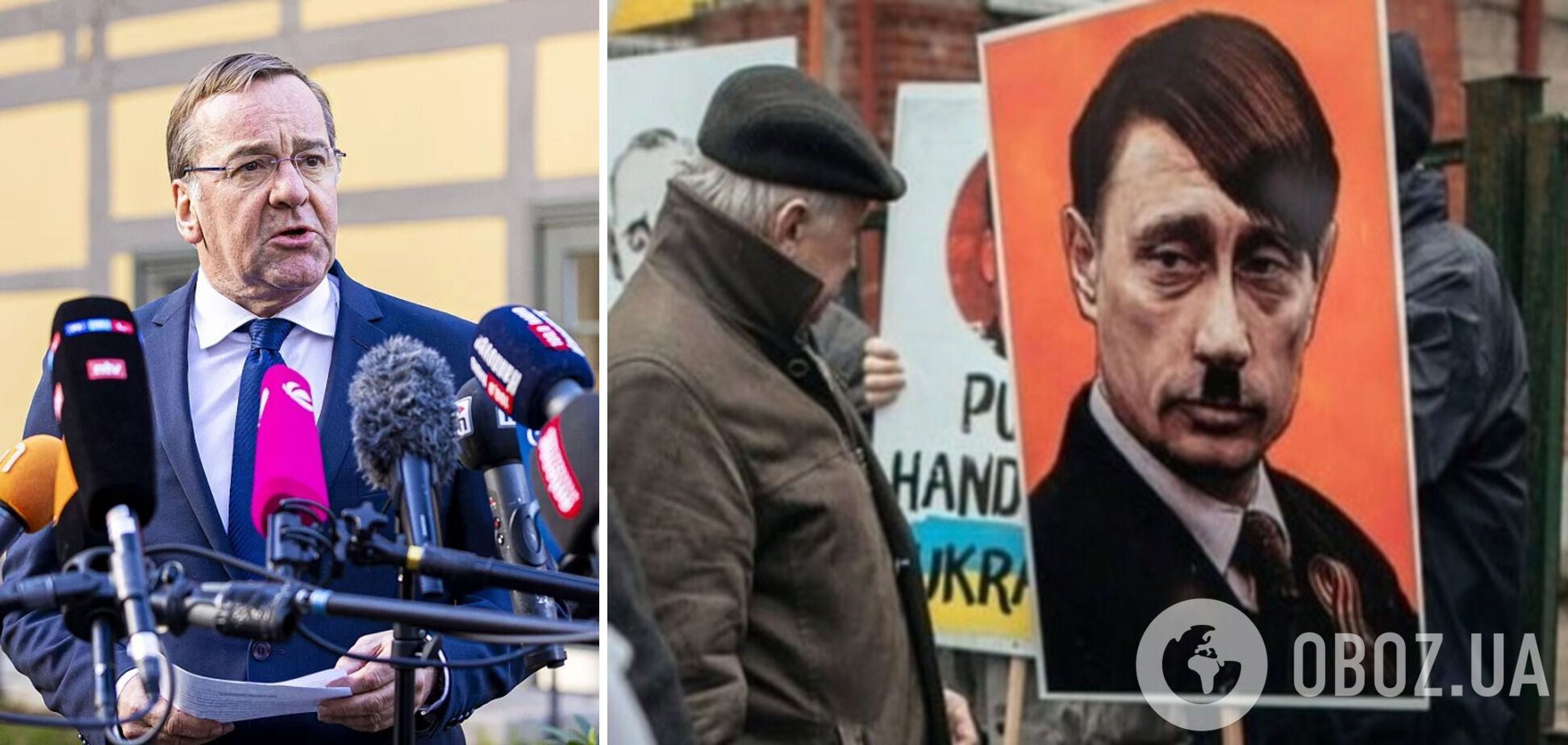 Писториус сравнил Путина с Гитлером и заявил, что Европа должна готовиться к агрессии со стороны России