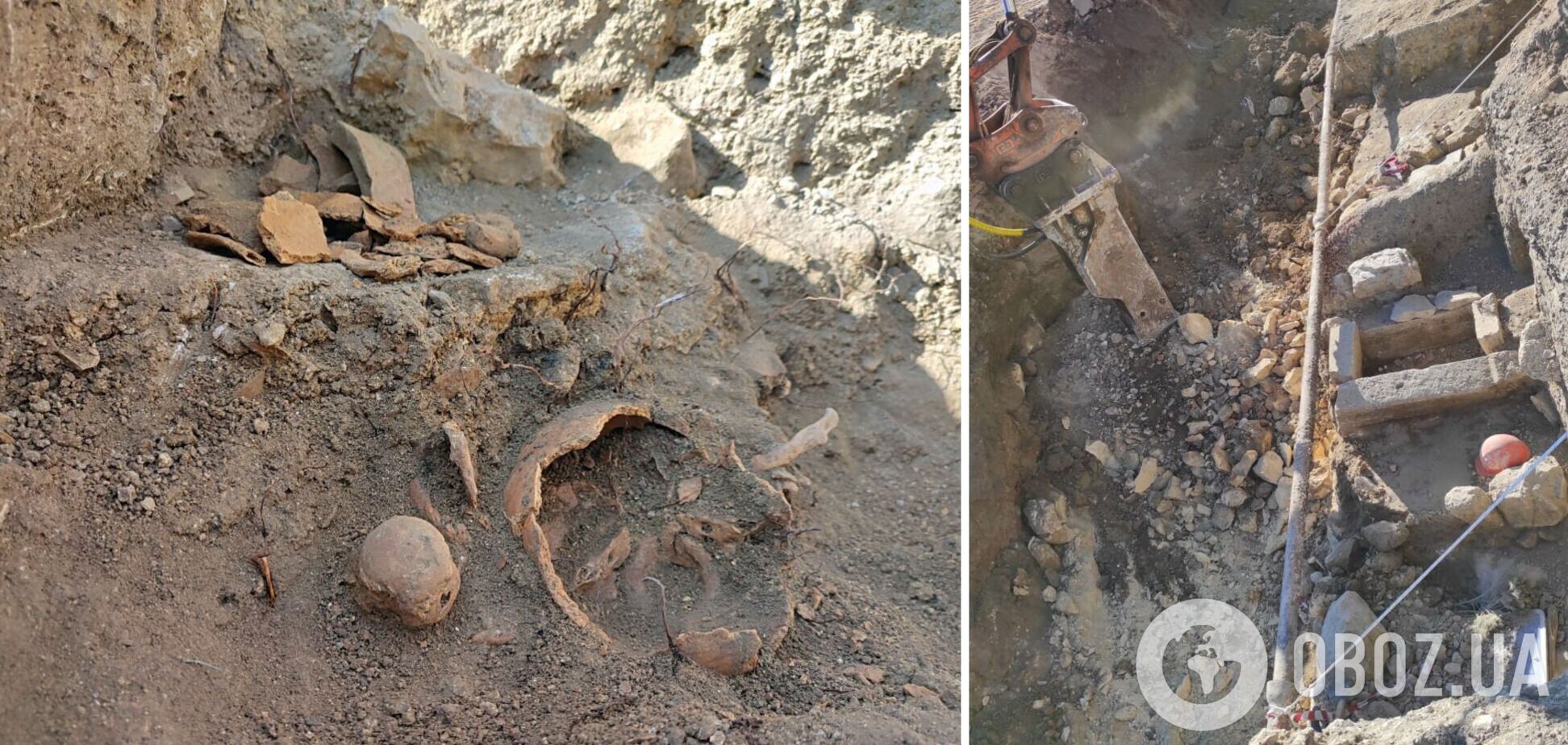 В оккупированном Севастополе россияне уничтожают археологический памятник II века. Фото и видео