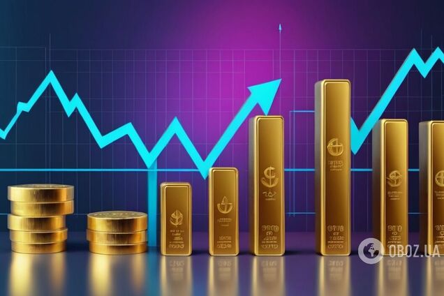 Ціна на золото продовжує стрімко зростати