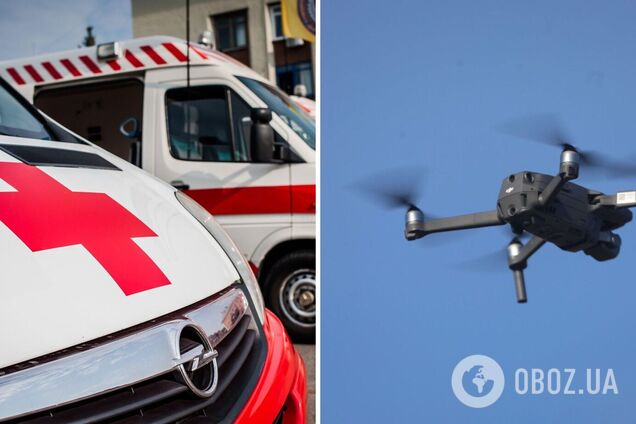 Російський дрон атакував українських медиків