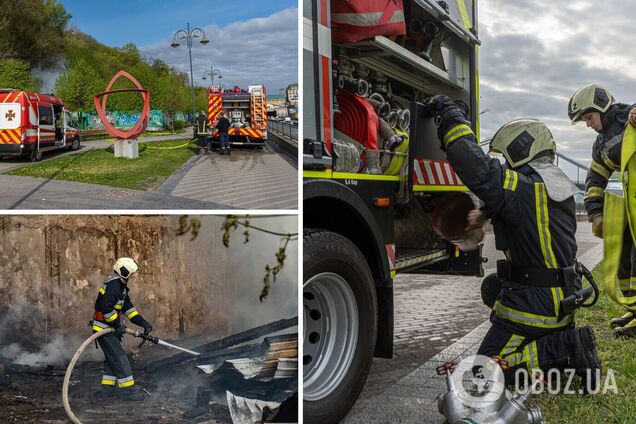 В Киеве на Подоле произошел пожар