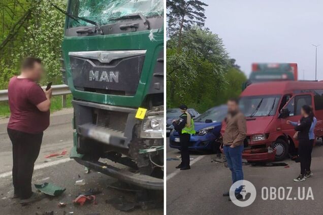 Водитель грузовика устроил масштабное ДТП с пострадавшими