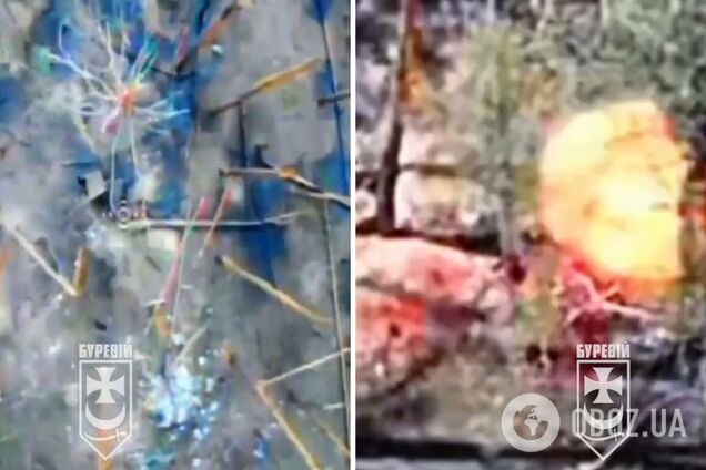 Десятки точных сбросов за два дня: в Нацгвардии показали сокрушительный налет на позиции врага. Видео