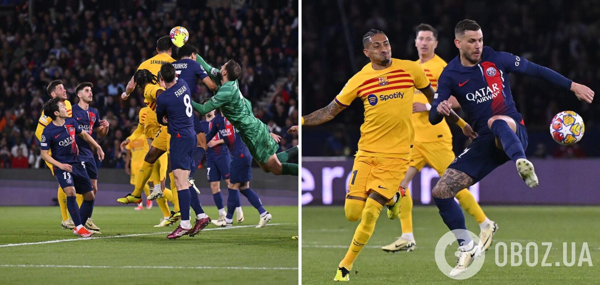 Пять голов и 10 карточек. 'Барселона' – ПСЖ: хроника и результат четвертьфинала Лиги чемпионов