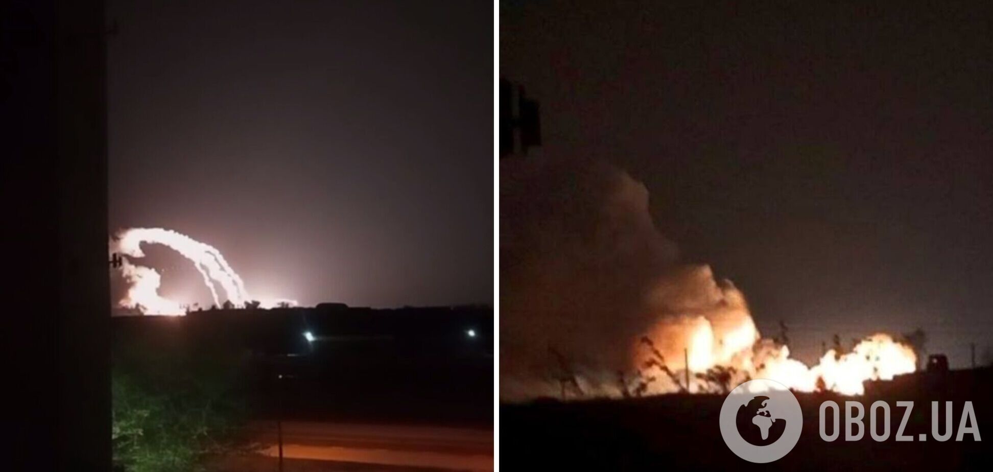 Зафиксировано шесть очагов возгорания: всплыли новые подробности 'бавовны' на военном аэродроме в Джанкое