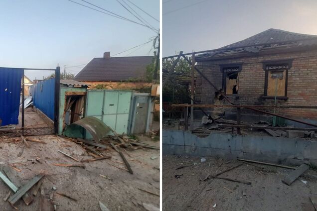 Оккупанты ударили по Никополю, есть разрушения и пострадавшая. Фото