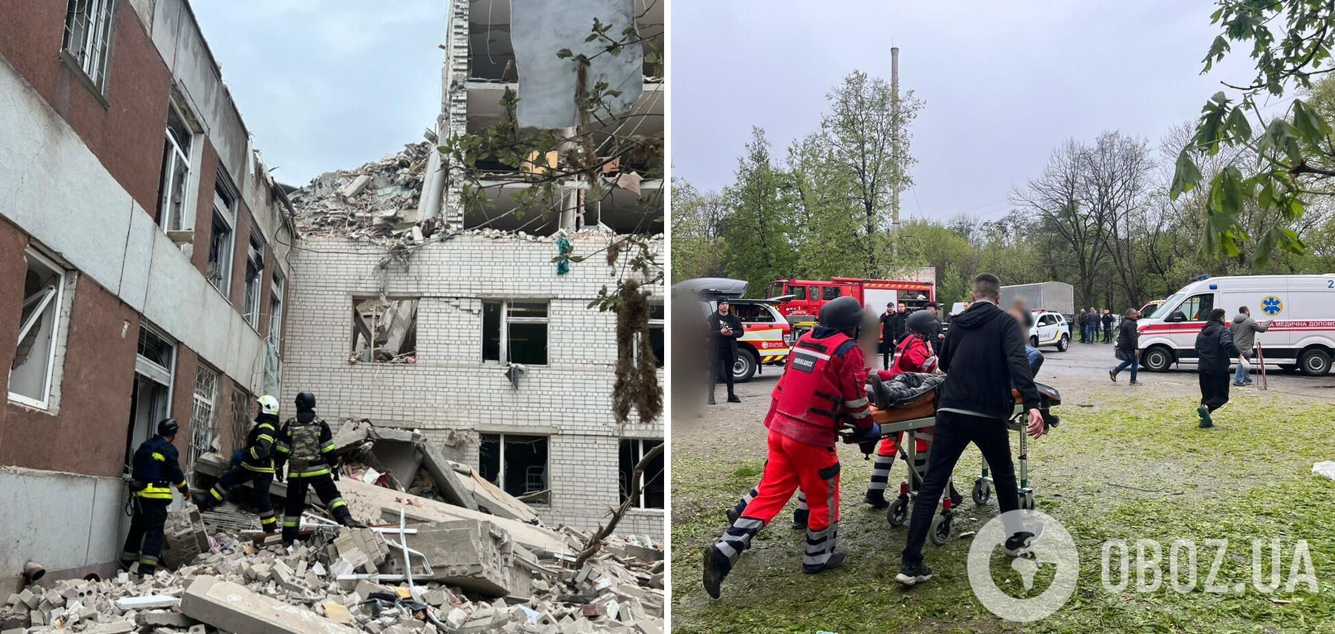 'Он должен жить': в полиции показали видео первых минут после удара РФ по Чернигову